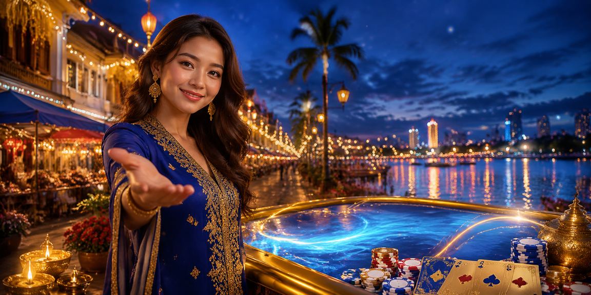 Suasana permainan kad kasino gaya Melayu di Kota Bharu termasuk Baccarat